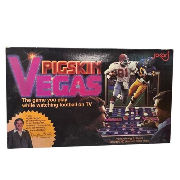 Vintage 1980 Pigskin Vegas Betting Sports Game - Jimmy the Greek - Picture 1 of 8